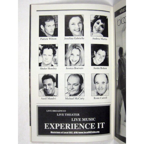 Oklahoma Playbill June 2002 Gershwin Theatre Patrick Wilson Andrea Martin - Picture 5 of 8